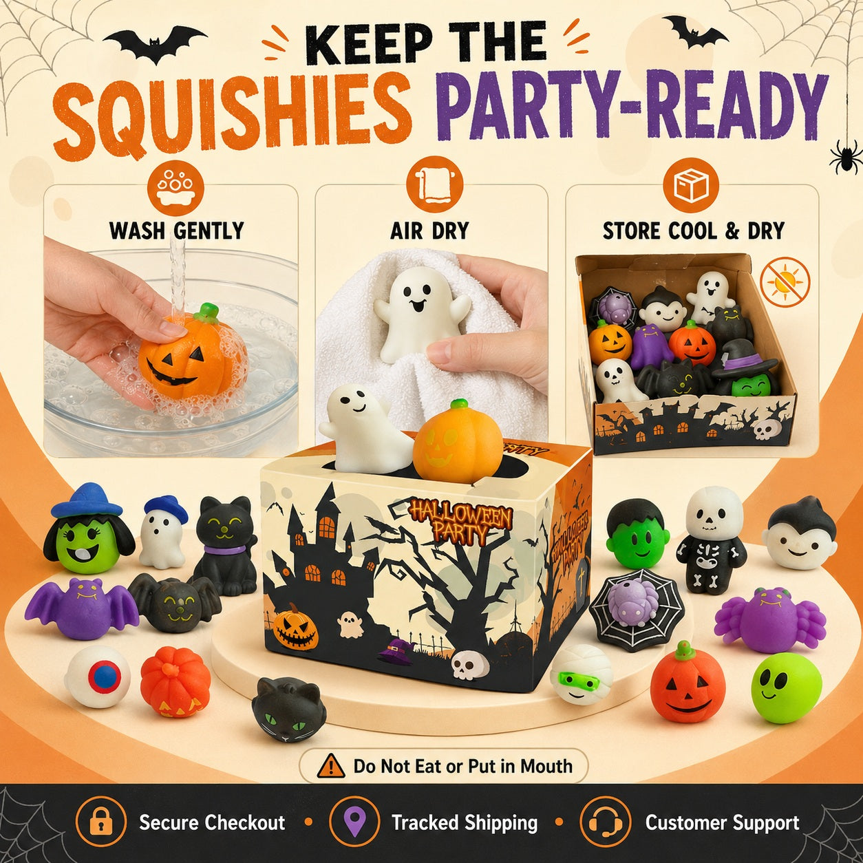 Spooky Surprises to Share 🎃✨ Halloween Mini Squishies