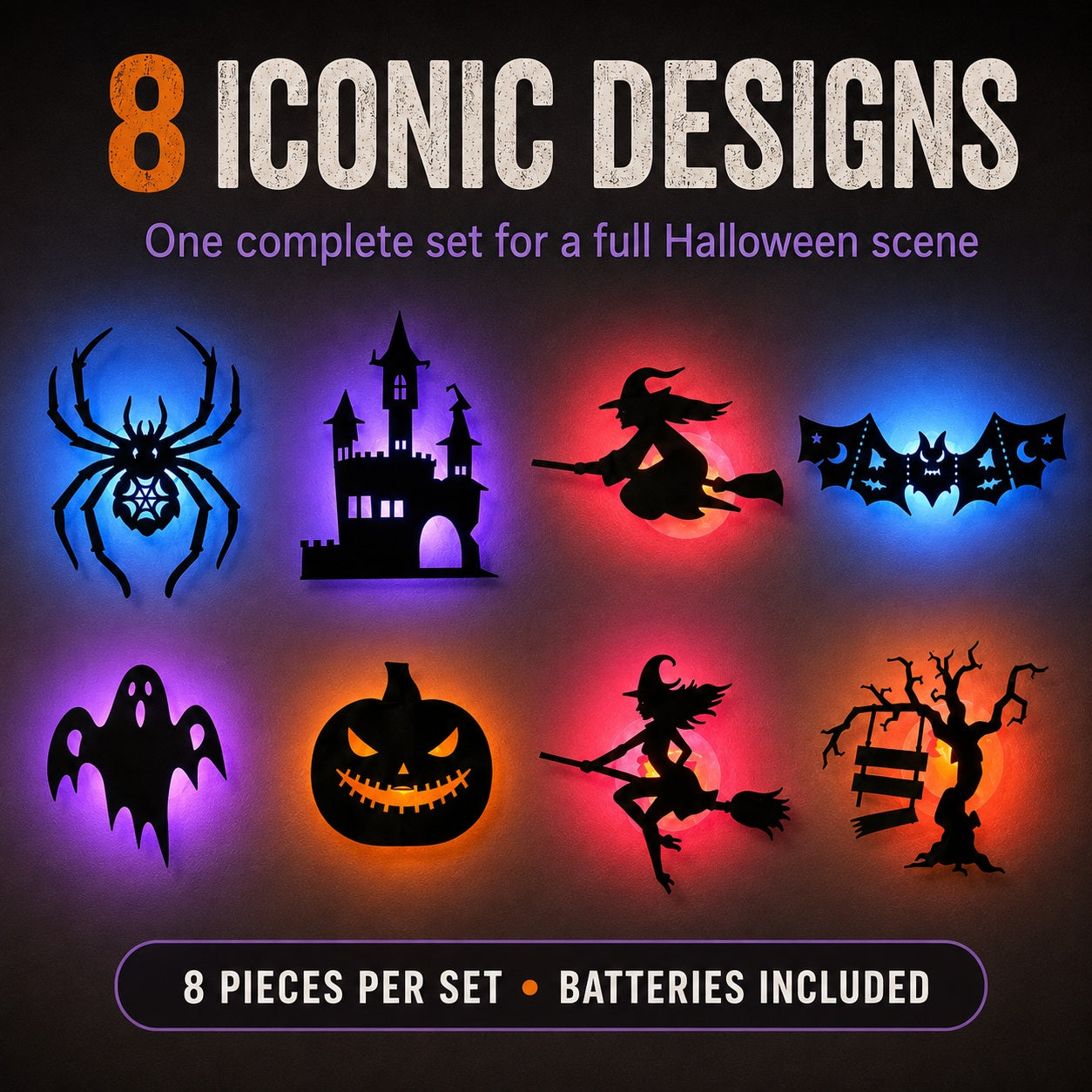 Halloween Glow in Dark Wall Stickers