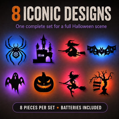 Halloween Glow in Dark Wall Stickers