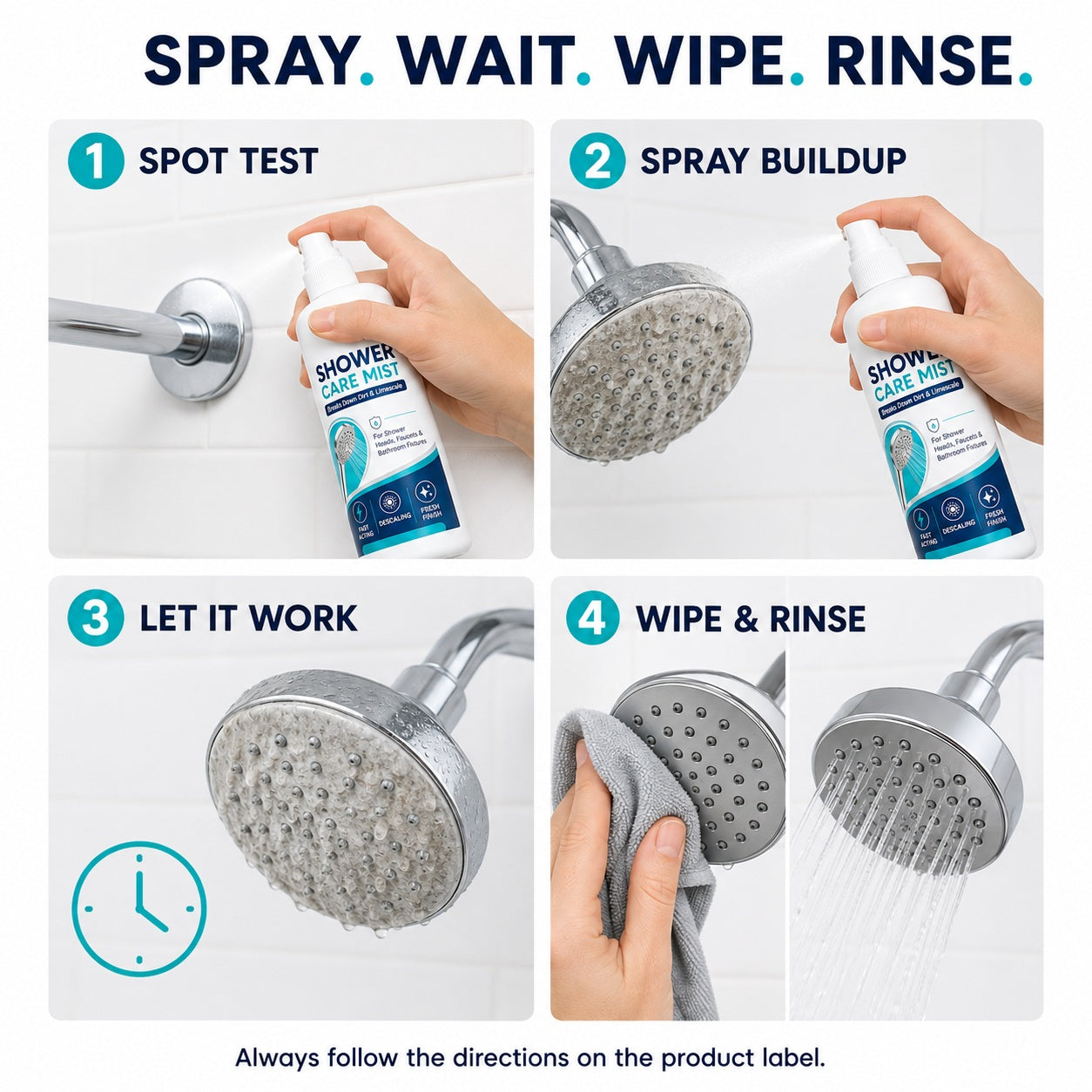 Fast-Acting Shower Limescale Remover Spray
