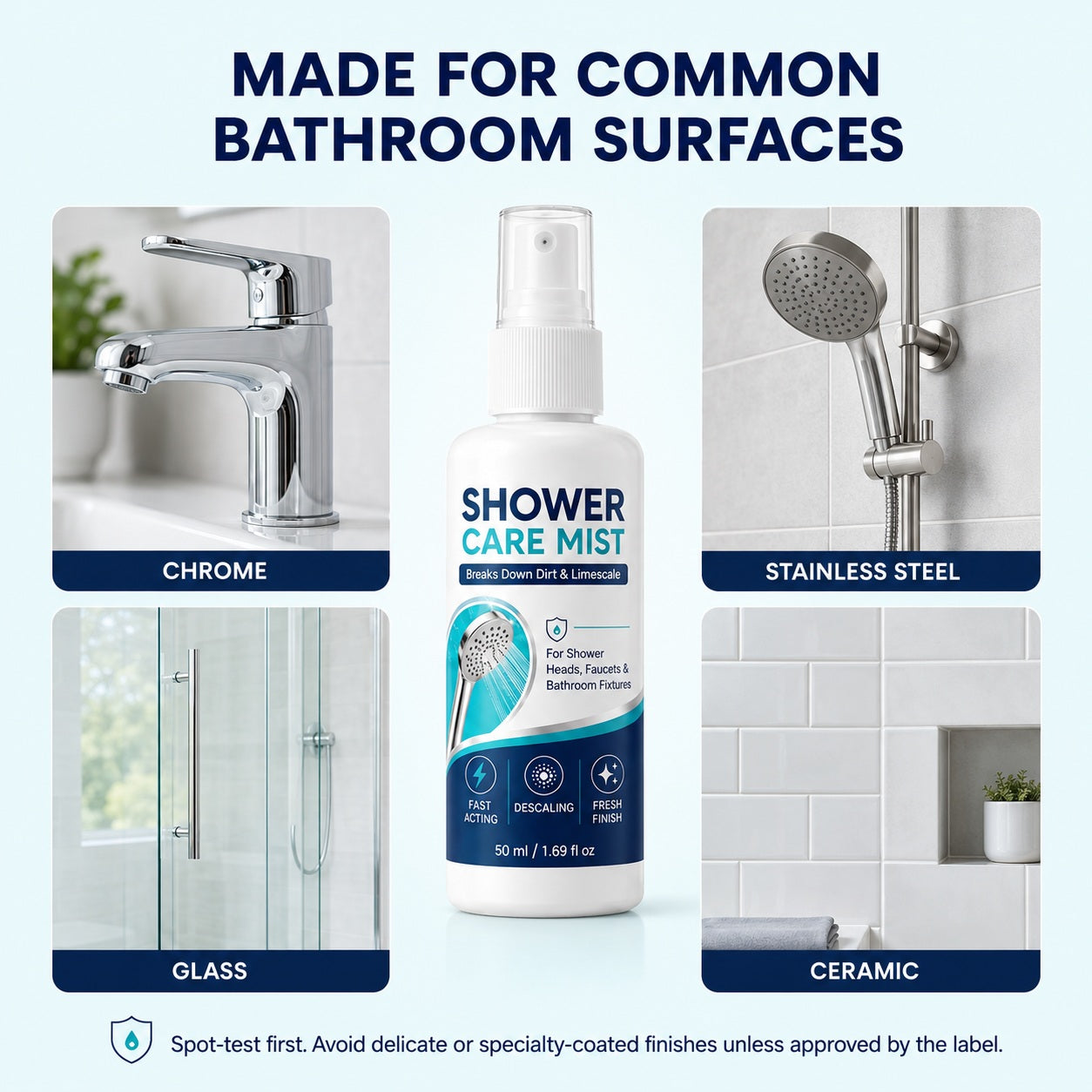 Fast-Acting Shower Limescale Remover Spray