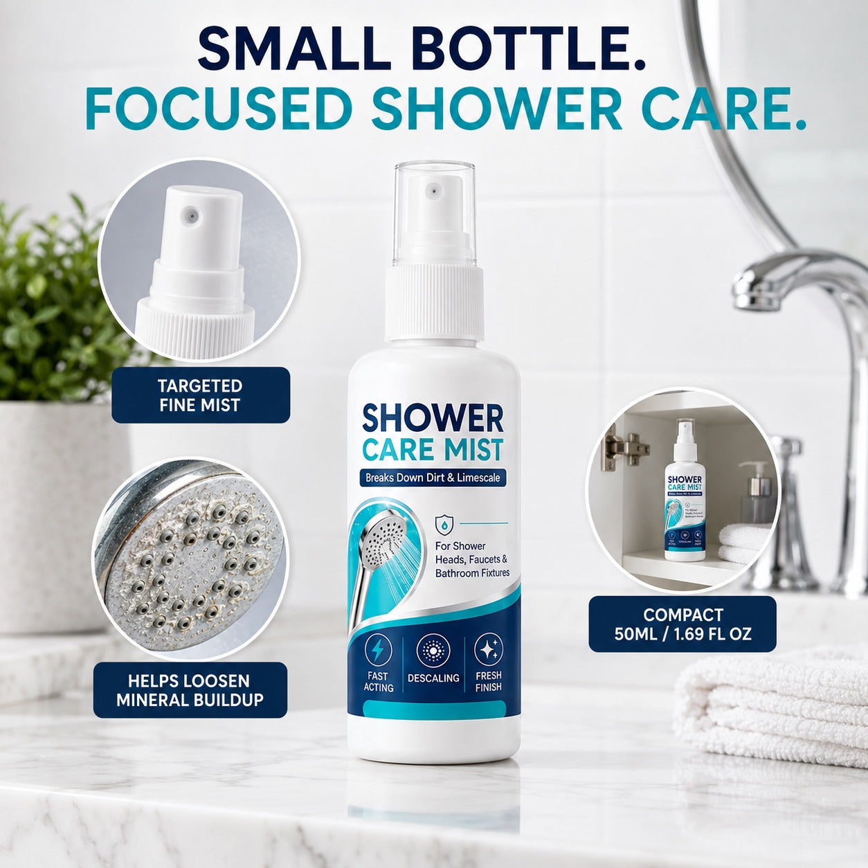 Fast-Acting Shower Limescale Remover Spray