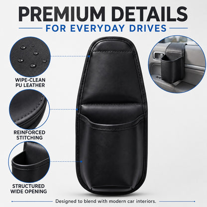Leather Cup & Phone Holder
