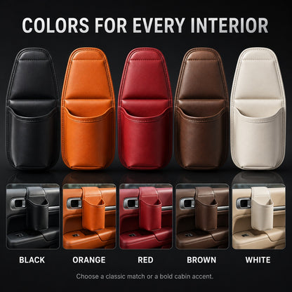Leather Cup & Phone Holder