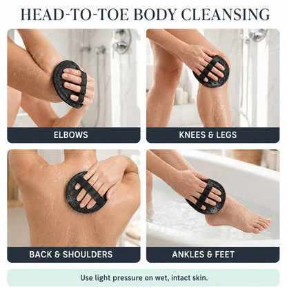 Rubber Body Exfoliating Pad
