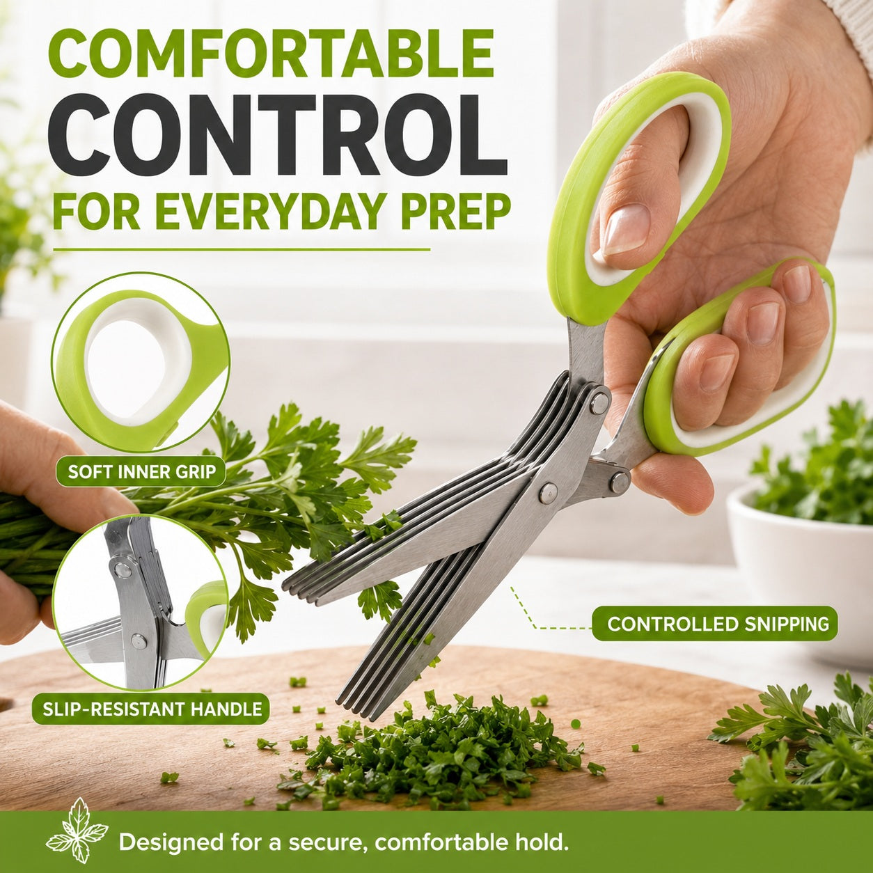 5-Blade Scallion & Herb Cutter