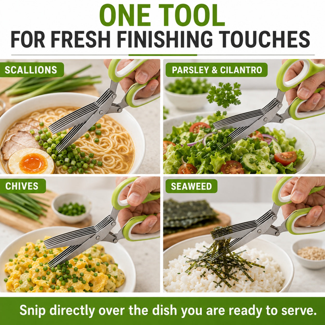 5-Blade Scallion & Herb Cutter