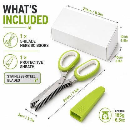 5-Blade Scallion & Herb Cutter