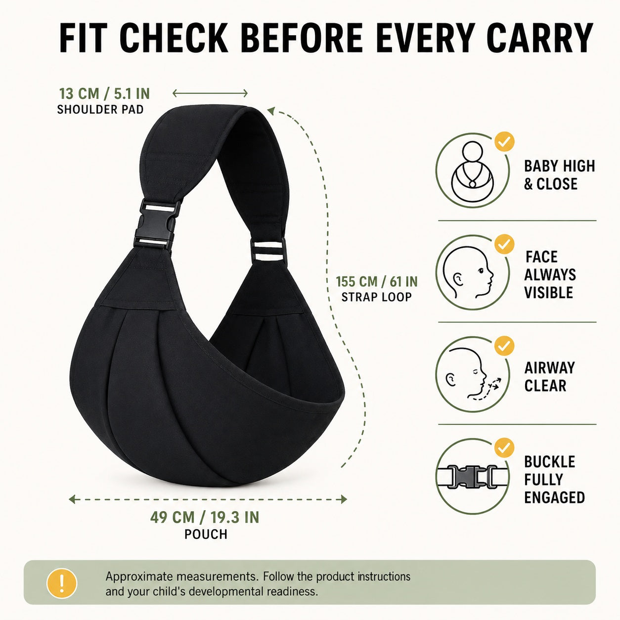 4-in-1 Adjustable Baby Sling