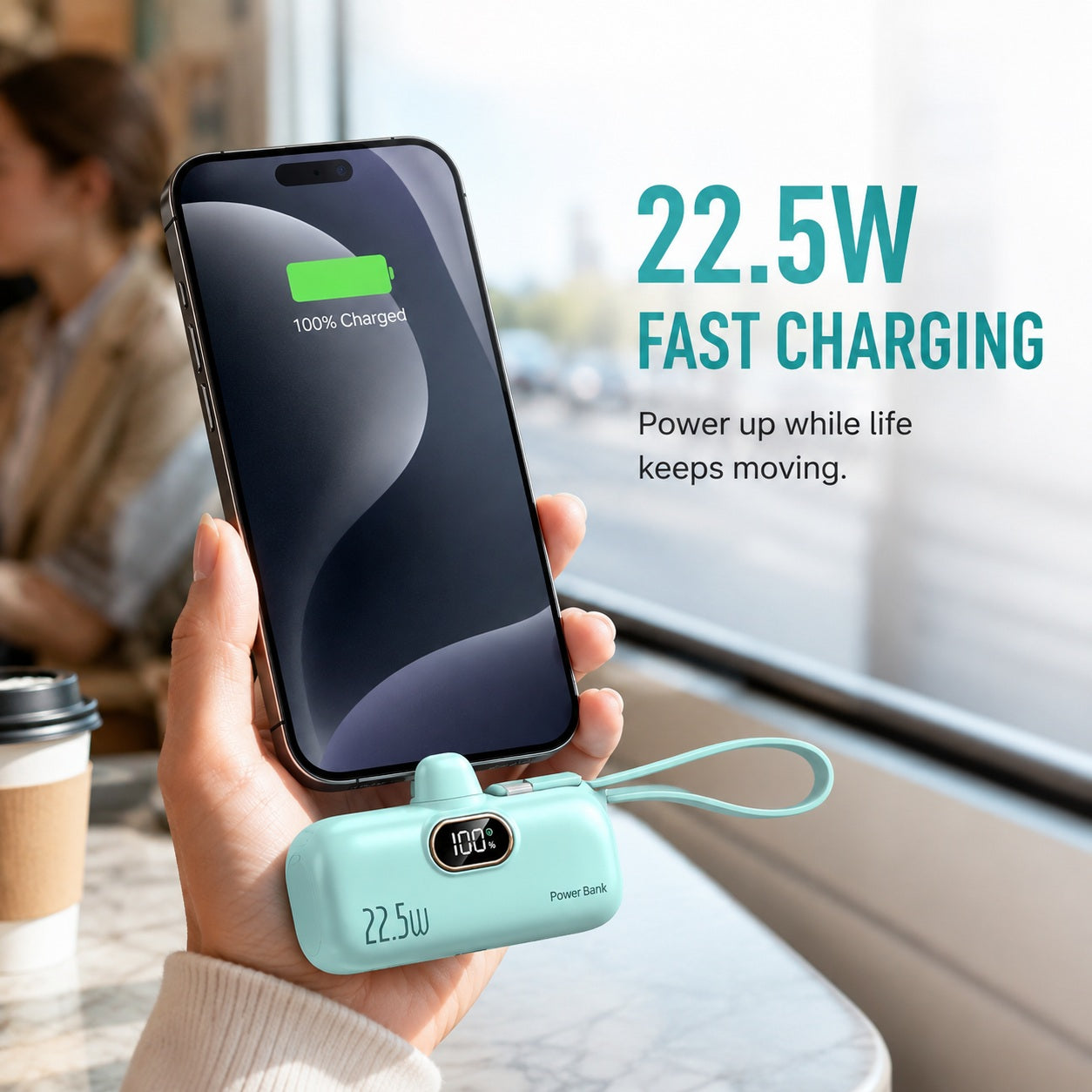 Mini Fast-Charging Power Bank