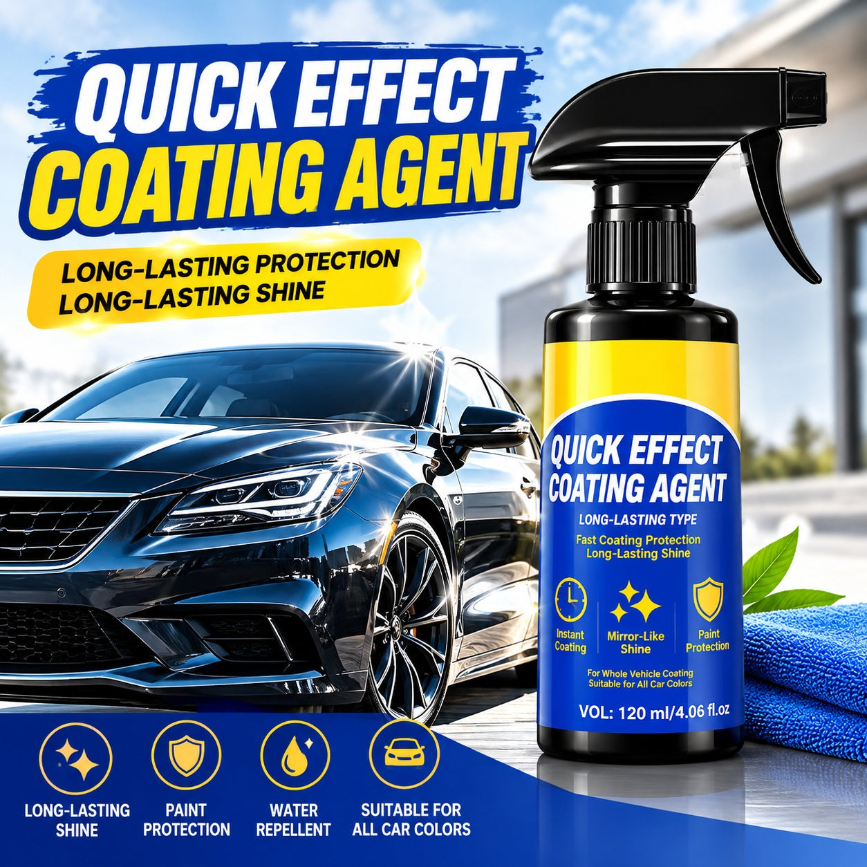 Advanced Car Quick-Acting Coating Spray
