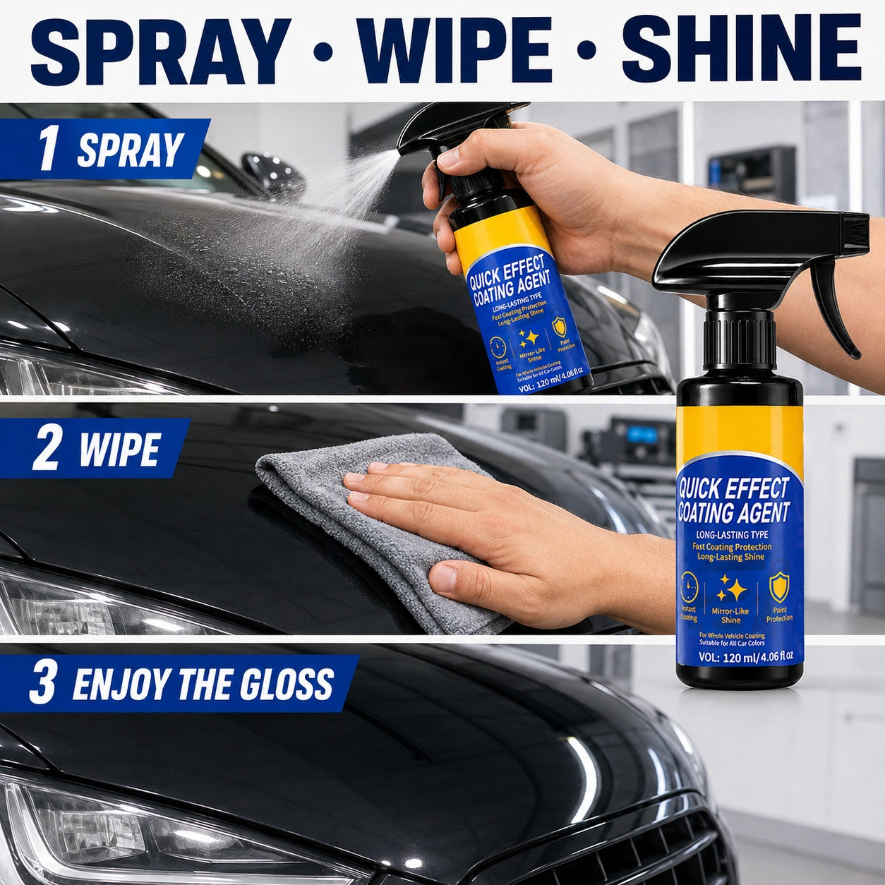 Advanced Car Quick-Acting Coating Spray