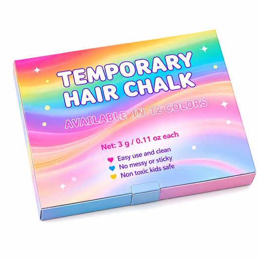 12-Color Temporary Hair Chalk Applicator Set (offer)