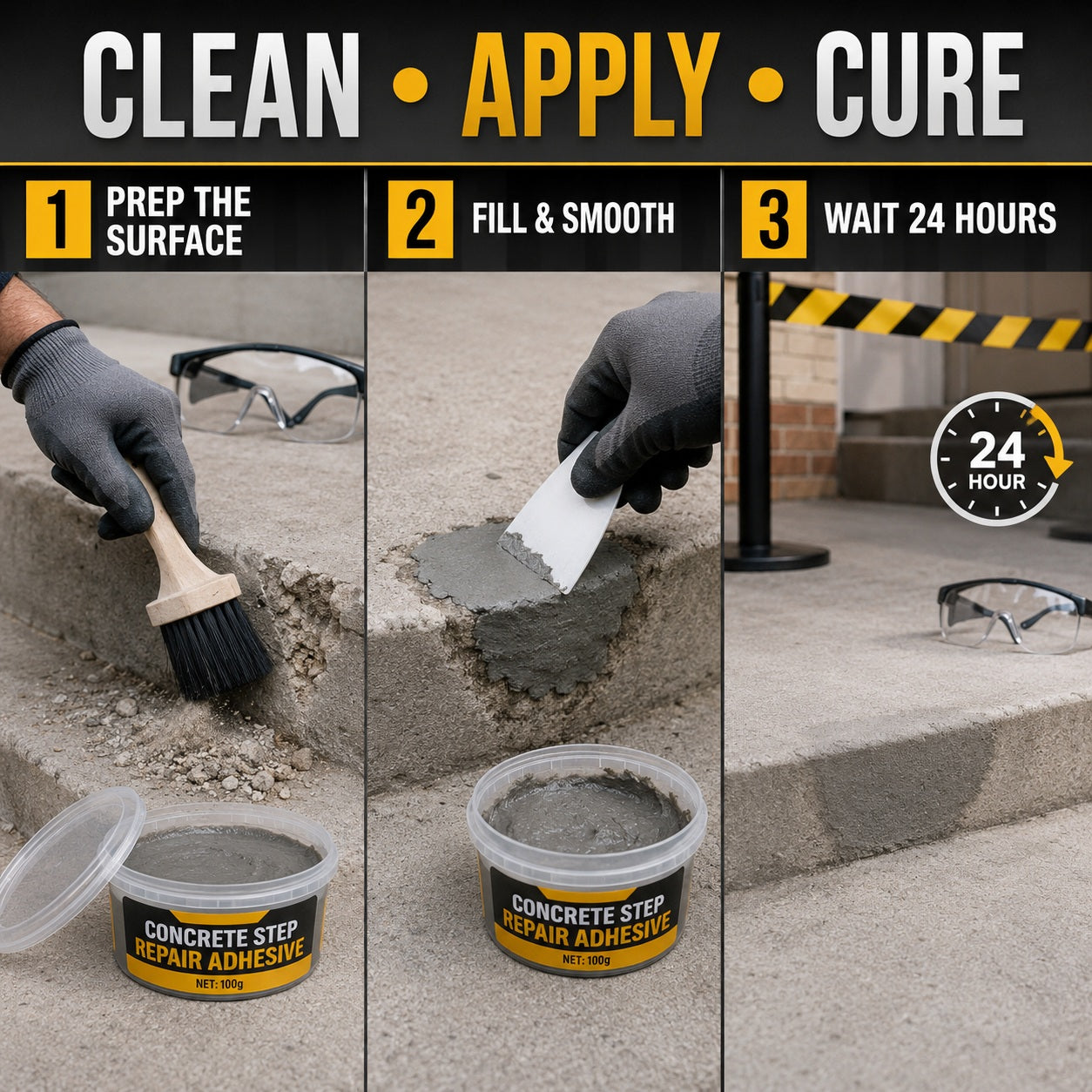 Concrete Step Repair Adhesive