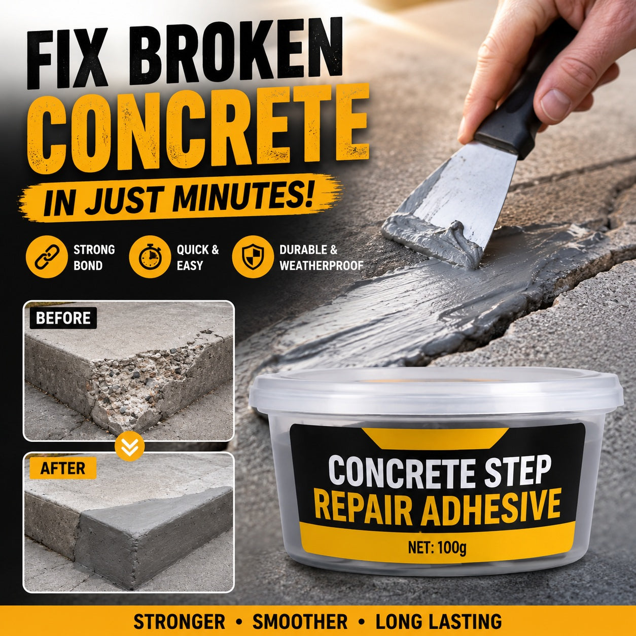 Concrete Step Repair Adhesive