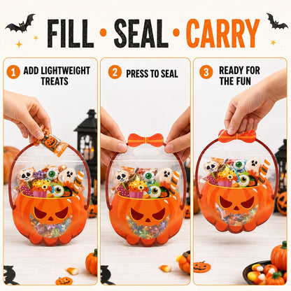 Halloween Plastic Goodie Bags👻🎃🍭