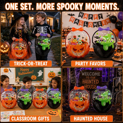 Halloween Plastic Goodie Bags👻🎃🍭