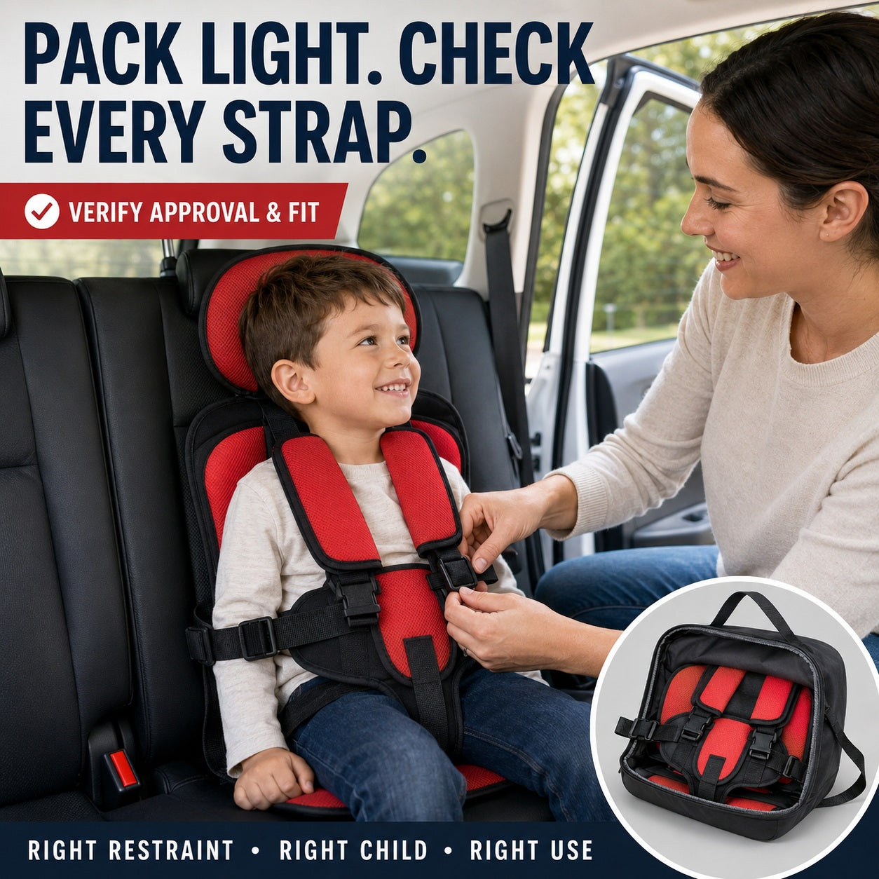 Portable Child Protection Car Seat