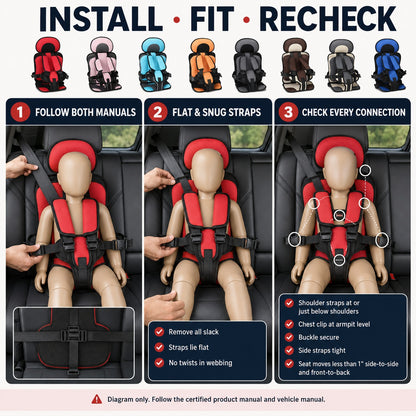 Portable Child Protection Car Seat