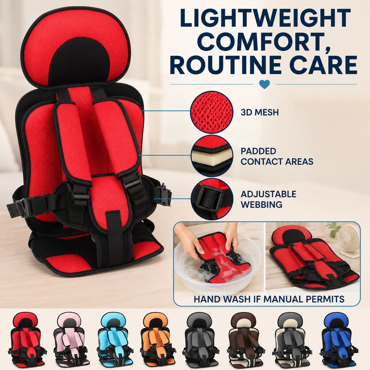 Portable Child Protection Car Seat
