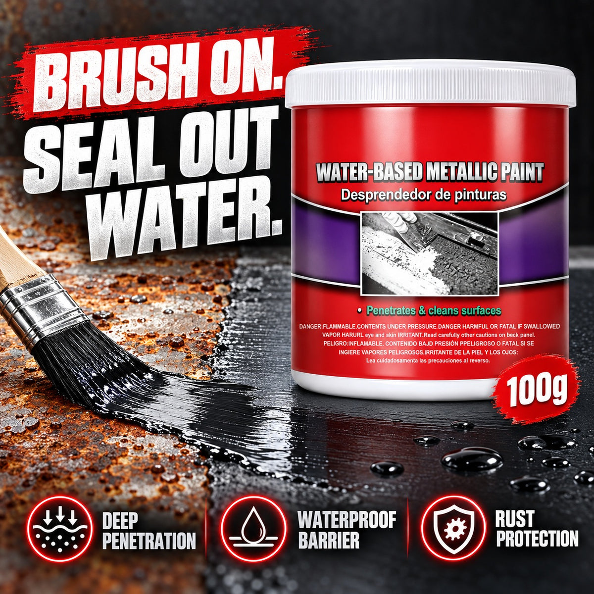 Restore Rusty Surfaces 🔩💦 Deep-Penetrating Metal Protection
