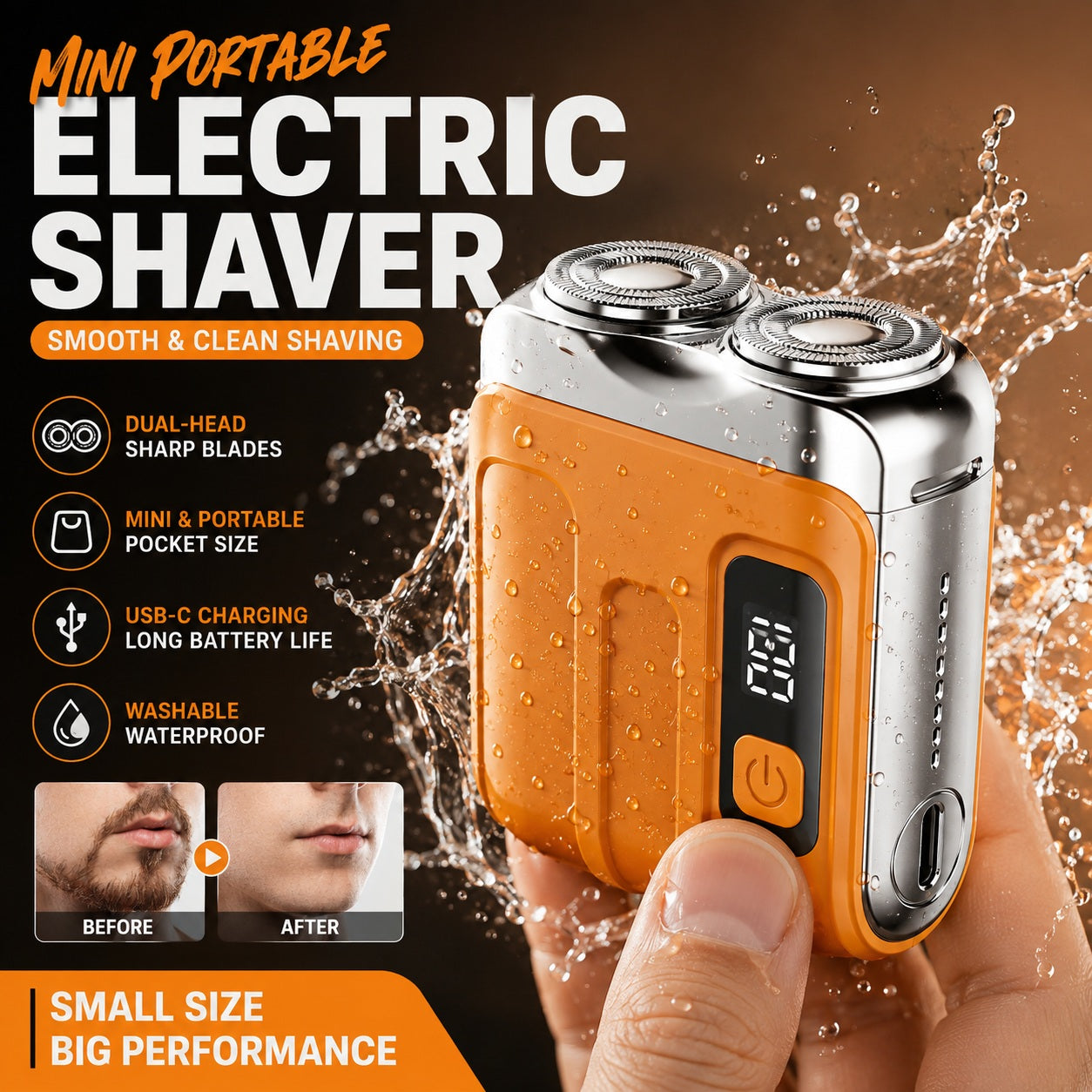 Mini Type-C Electric Shaver