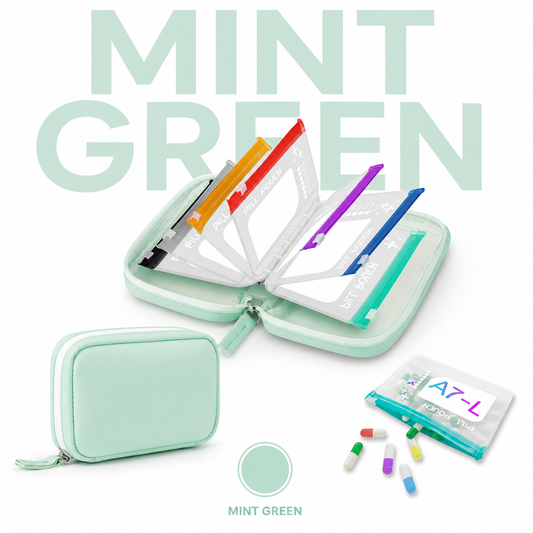 All-in-One Travel Pill Organizer with Removable Pouches (offer)