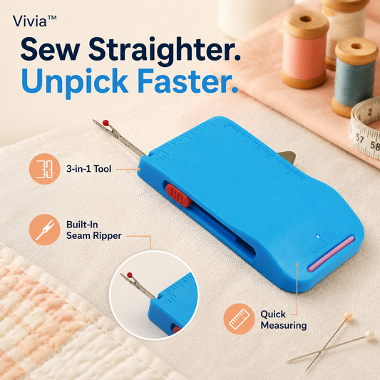 Vivia™ 3-in-1 Sewing Seam Guide & Ripper 🧵✨ (OFFER)