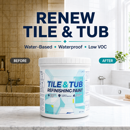 ⏳LAST DAY 50%OFF✨🛁 Premium Tile & Tub Refinishing Paint Kit