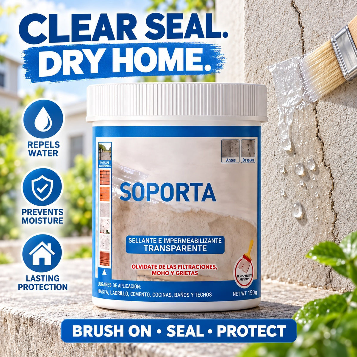 Protect More Trouble Spots | Clear Waterproof Repair Coating 🏡💧🛠️