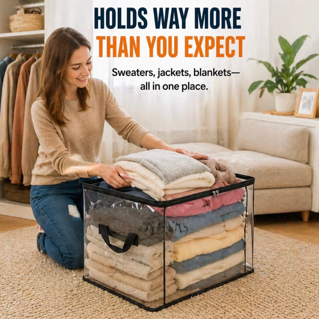 Vivia™ Transparent Storage Bag (OFFER)
