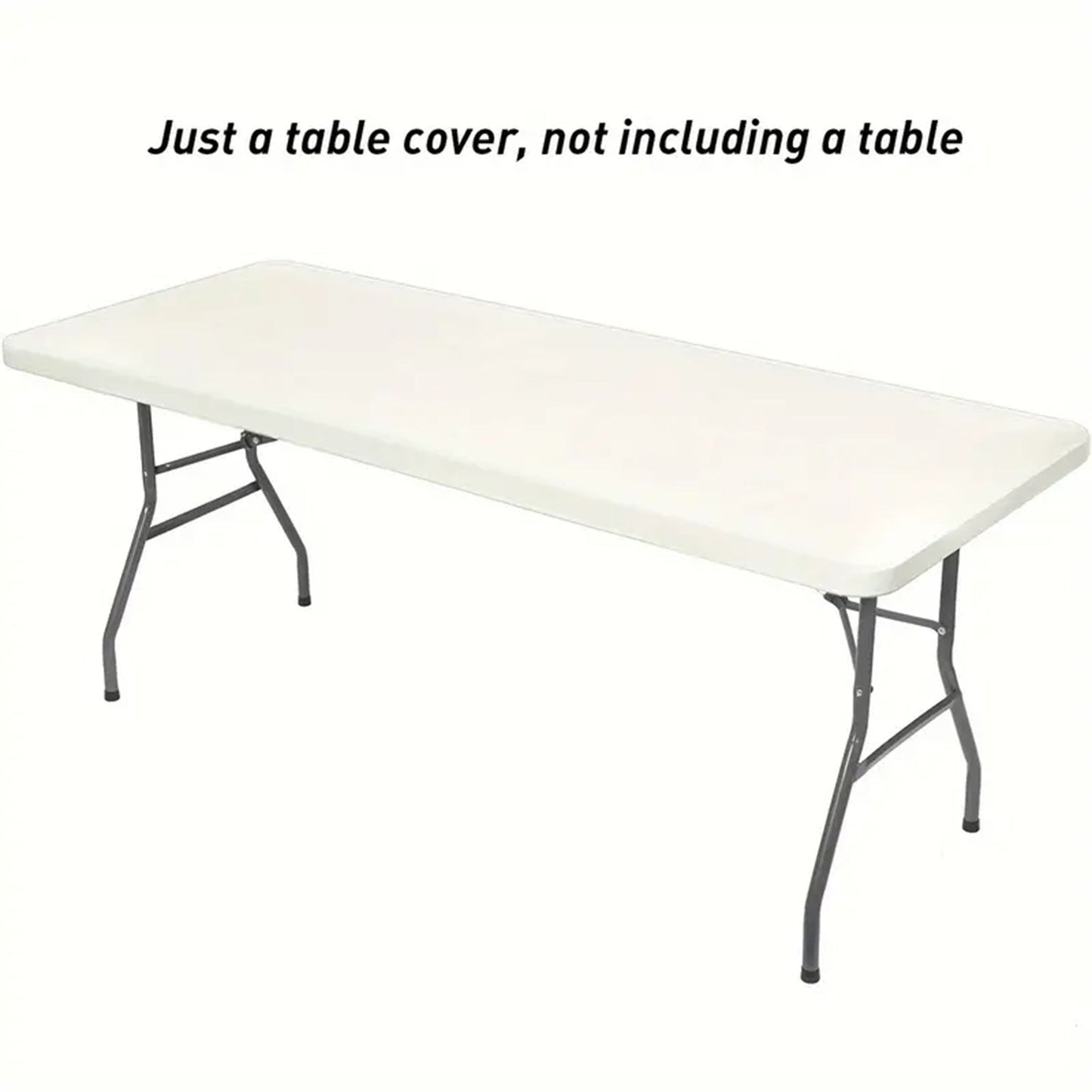 Vivia™ Stretch Fabric Table Top Cap Cover – Elastic Edge, Waterproof & Reusable