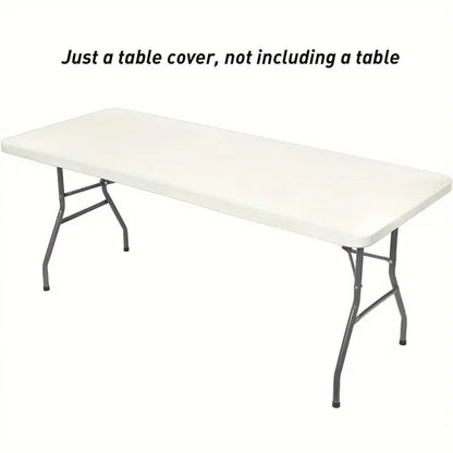 Vivia™ Stretch Fabric Table Top Cap Cover – Elastic Edge, Waterproof & Reusable
