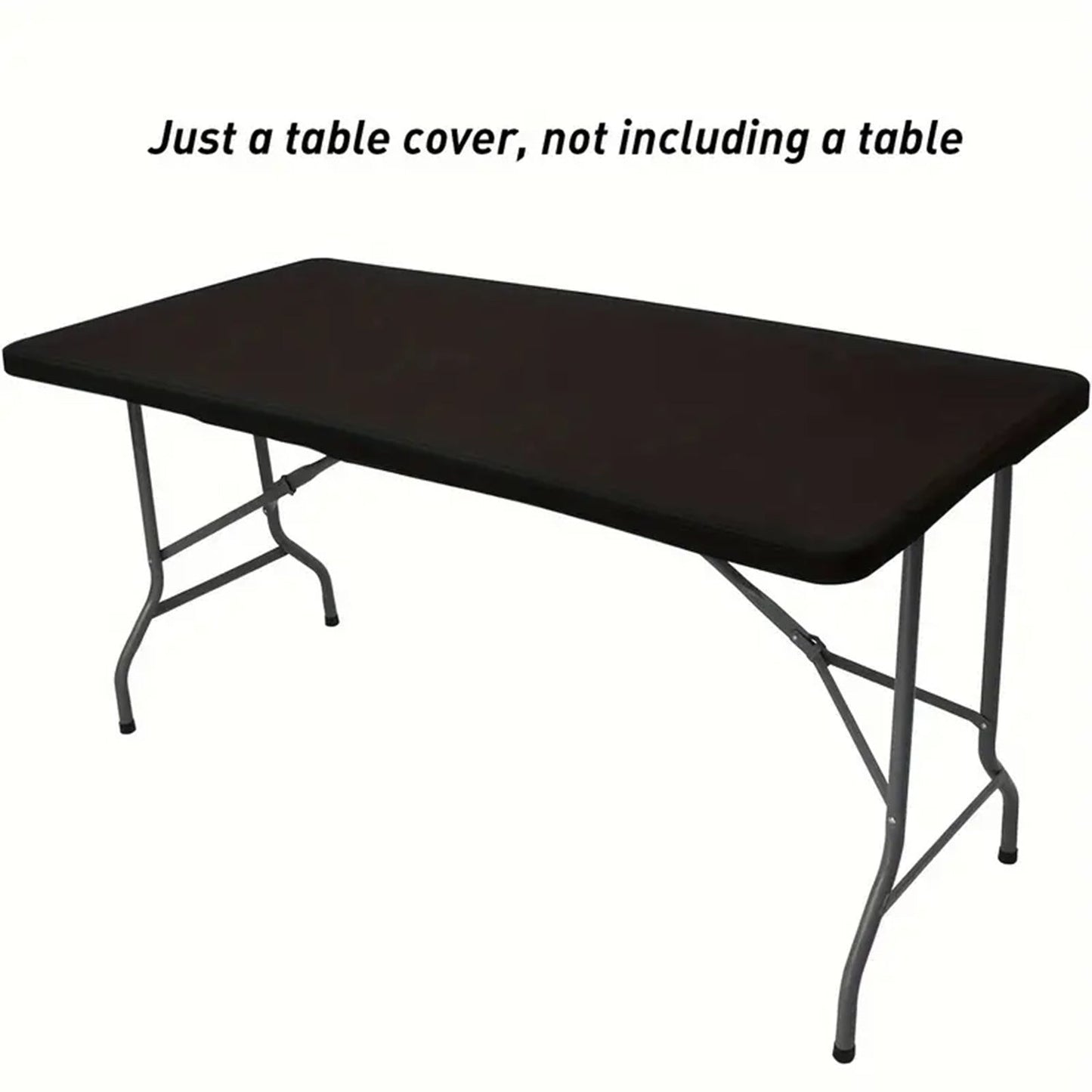 Vivia™ Stretch Fabric Table Top Cap Cover – Elastic Edge, Waterproof & Reusable