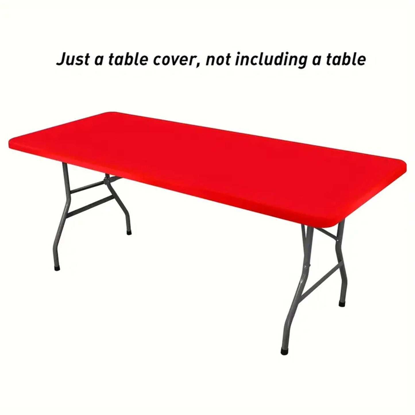 Vivia™ Stretch Fabric Table Top Cap Cover – Elastic Edge, Waterproof & Reusable