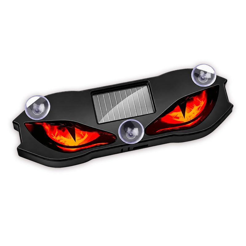 Solar-Powered LED Car Warning Light