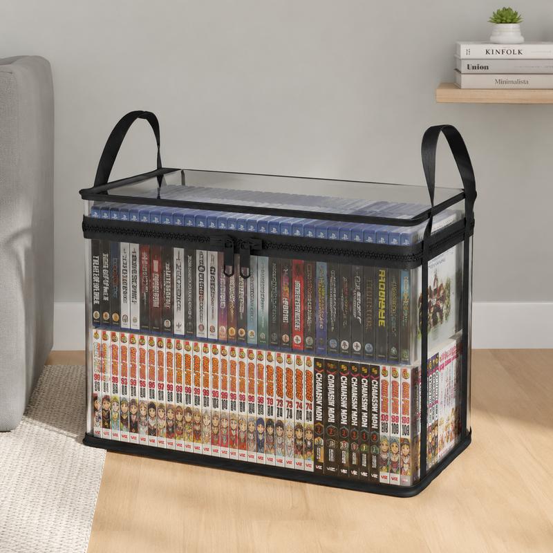 ⏳LAST DAY BUY 2 GET 1 FREE!💕Vivia™ Transparent Storage Bag – Large, Dust & Moisture-Proof with Handle✨