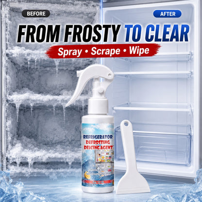 ⚡SUPER PRICE🧊Defrost spray for fridge and freezer🎁 (free scraper included)