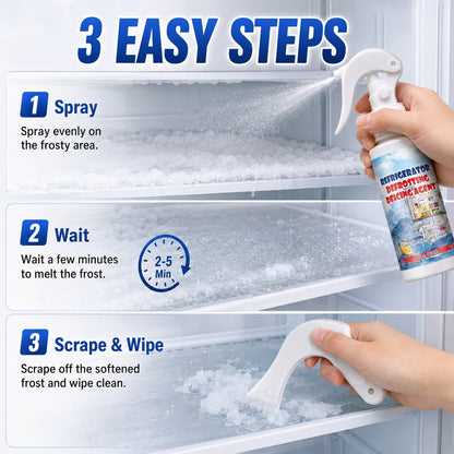 ⚡SUPER PRICE🧊Defrost spray for fridge and freezer🎁 (free scraper included)