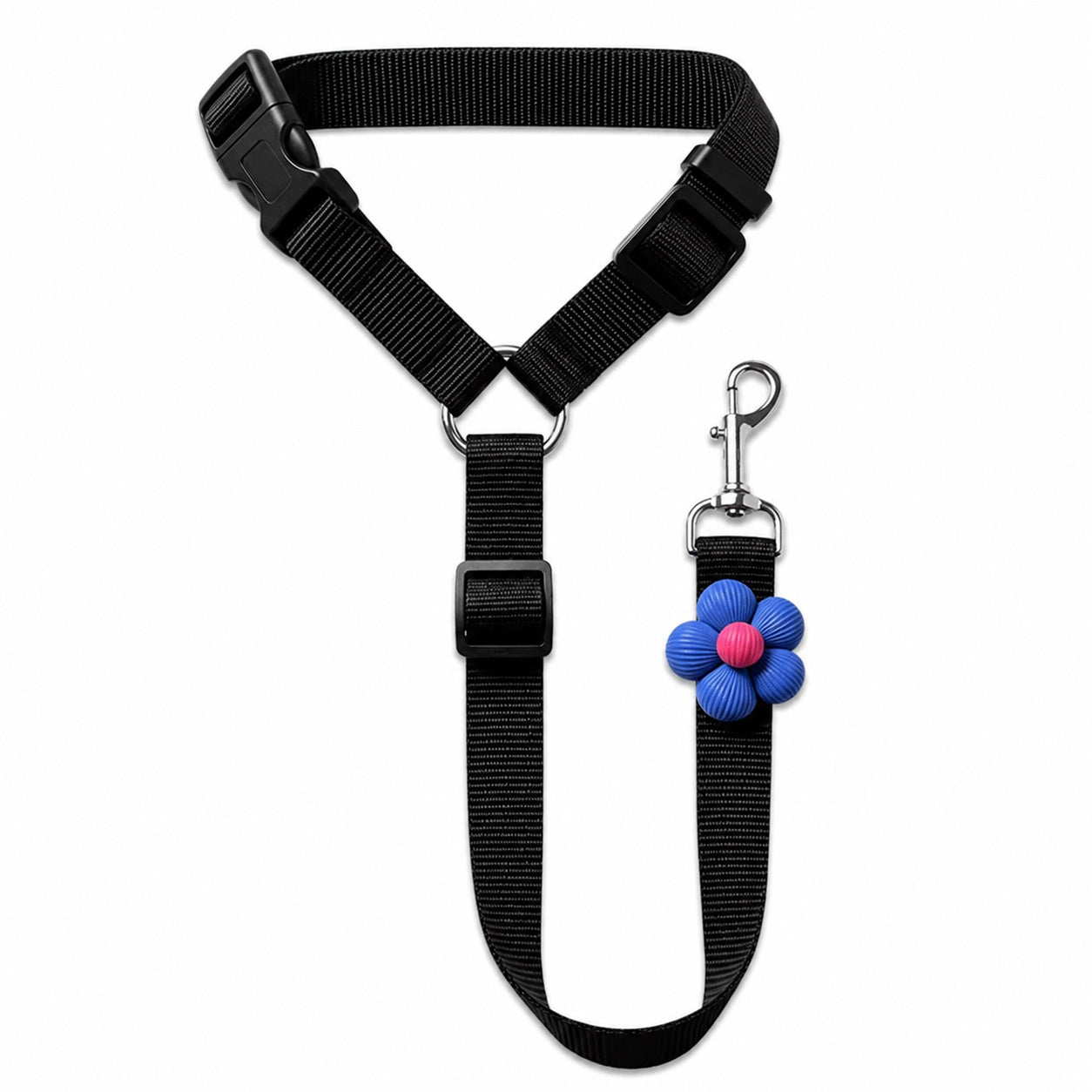 Easy Ride Upgrade 🐾✨ 2-in-1 Headrest Dog Car Seat Belt Leash (offer)