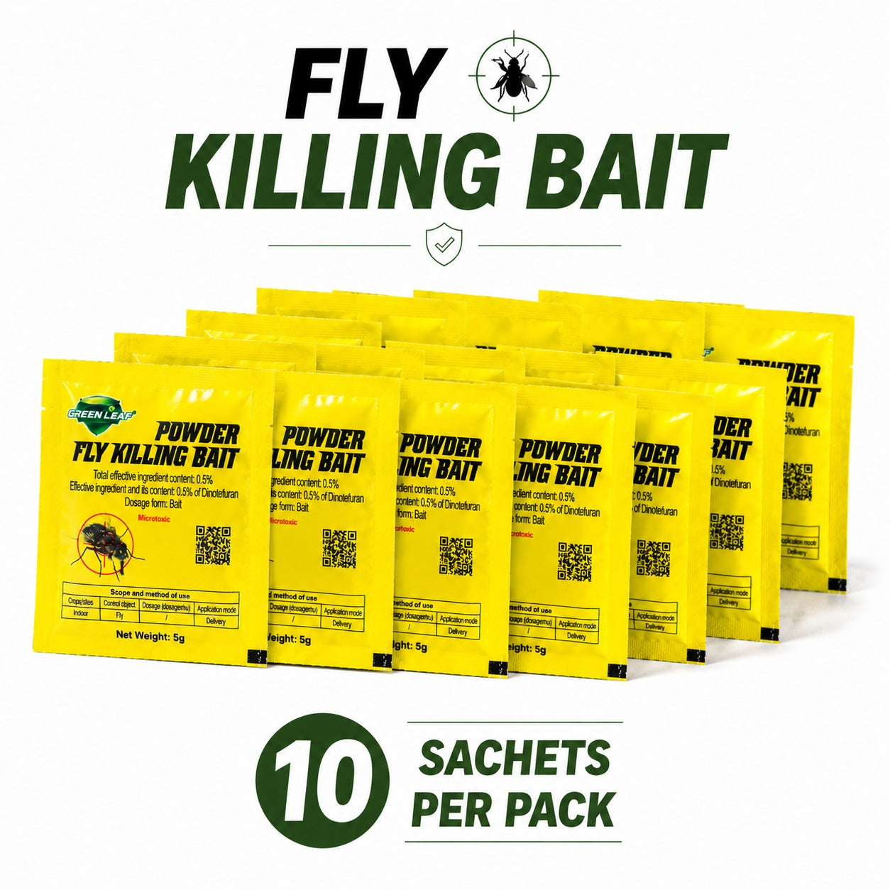 Fly Killing Bait Powder | Fast-Acting Indoor Fly Control（offer）
