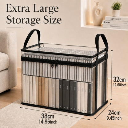 ⏳LAST DAY BUY 2 GET 1 FREE!💕Vivia™ Transparent Storage Bag – Large, Dust & Moisture-Proof with Handle✨
