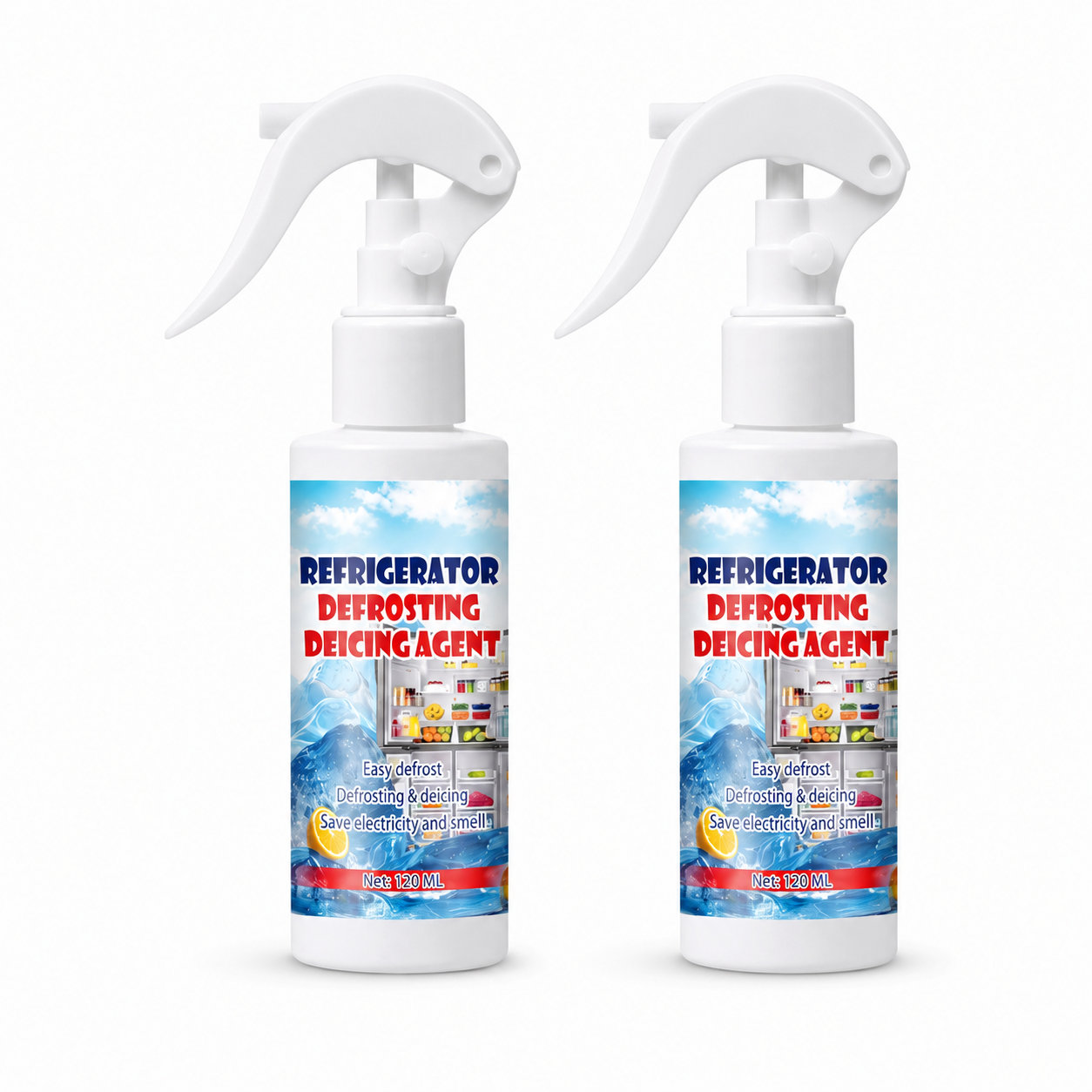 ⚡SUPER PRICE🧊Defrost spray for fridge and freezer🎁 (free scraper included) (offer)