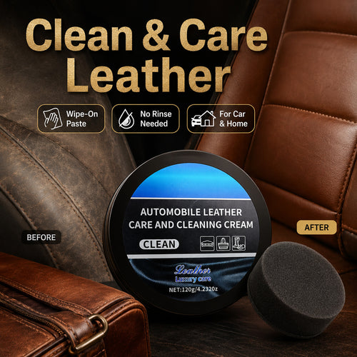 🔥Hot Sale 50% OFF🔥Leather cleaning and care cream &Cleaning paste for leather care