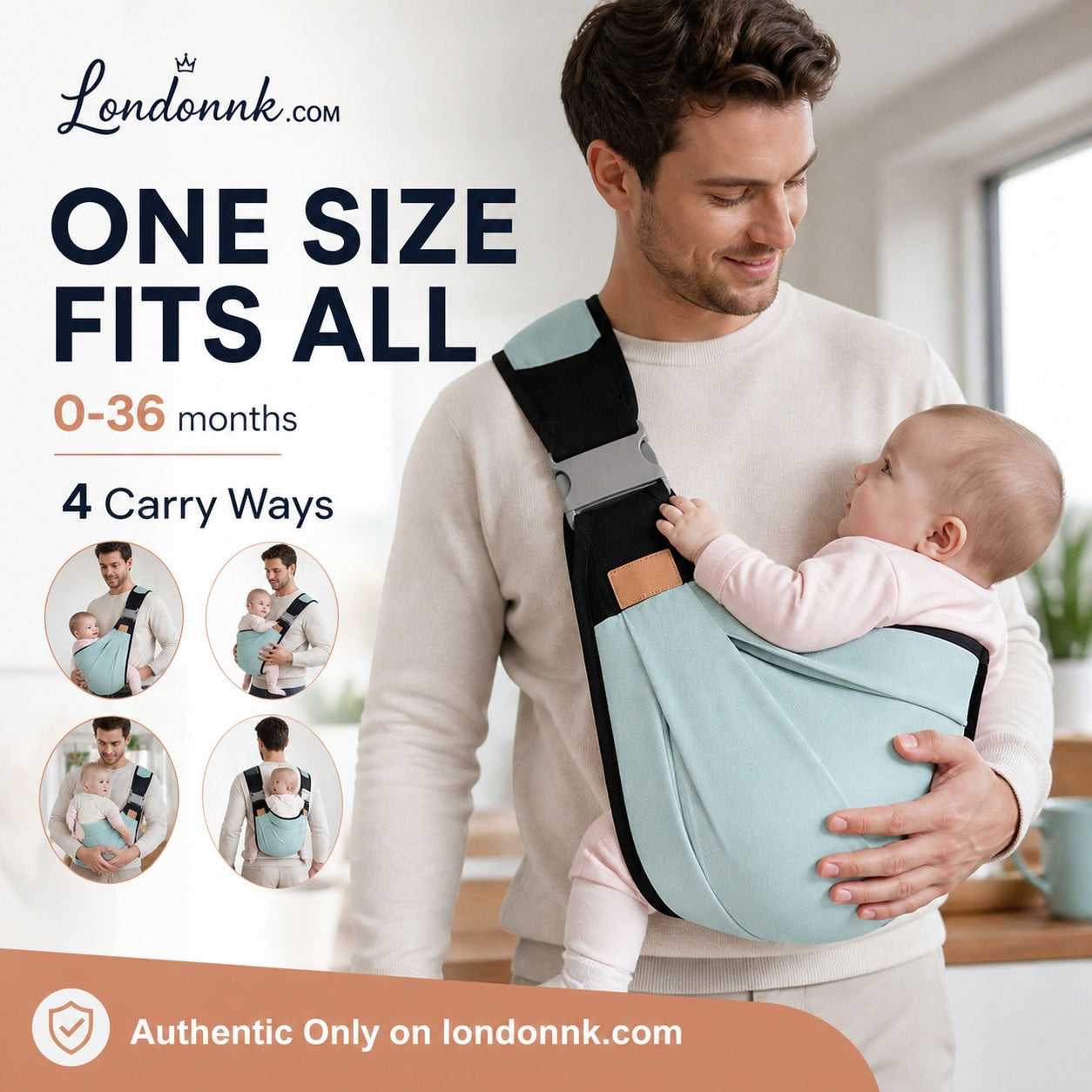 4-in-1 Adjustable Baby Sling