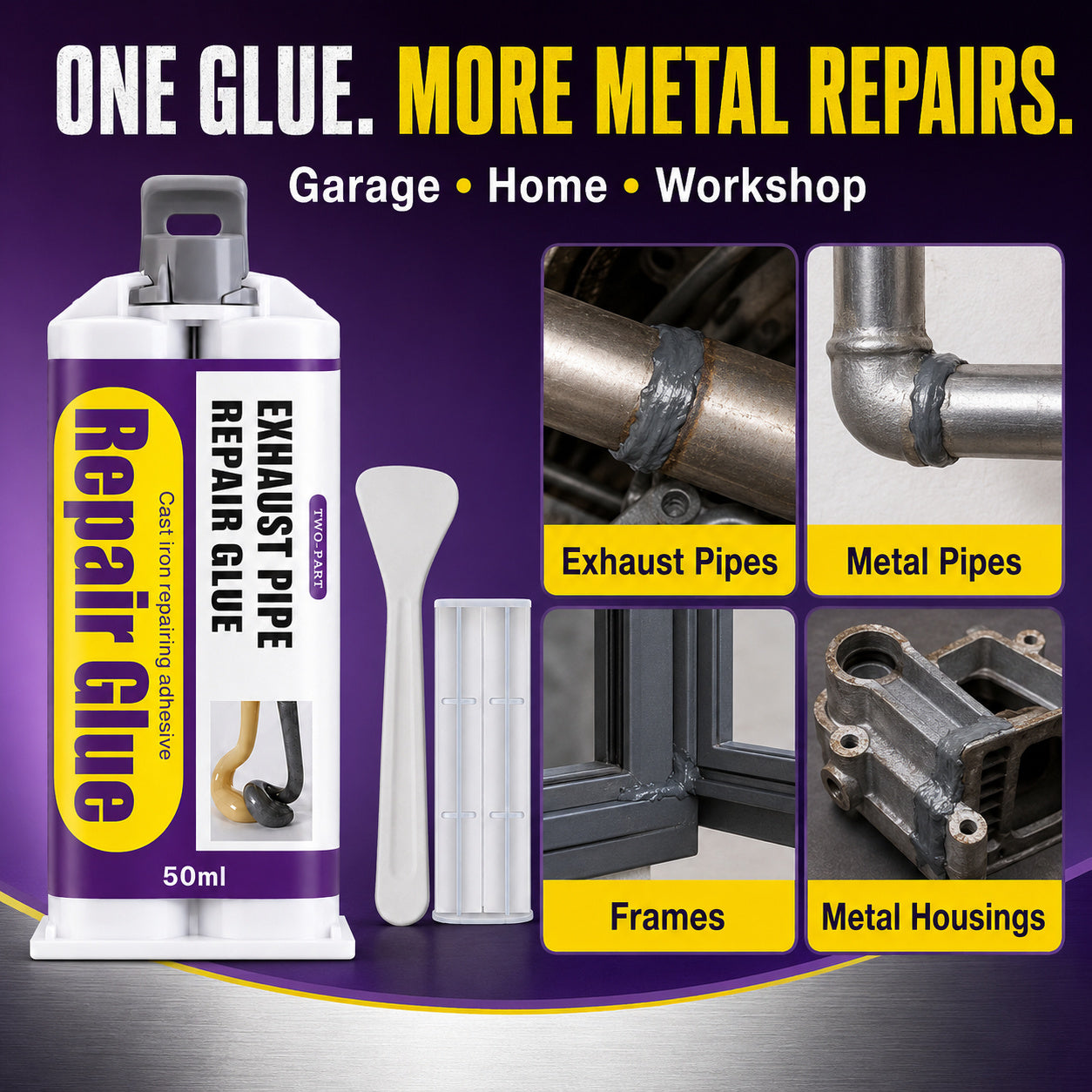 Fix Metal Without Welding 🔧⚙️ Weld Metal Repair Glue