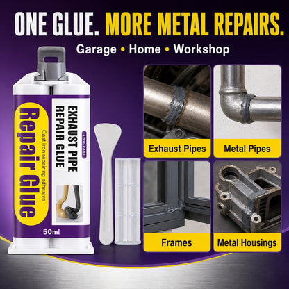 Fix Metal Without Welding 🔧⚙️ Weld Metal Repair Glue