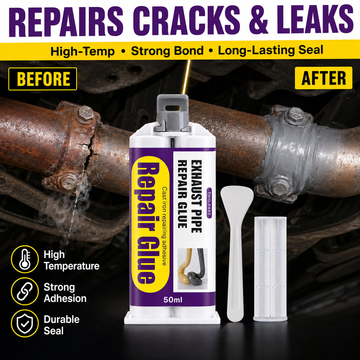 Fix Metal Without Welding 🔧⚙️ Weld Metal Repair Glue