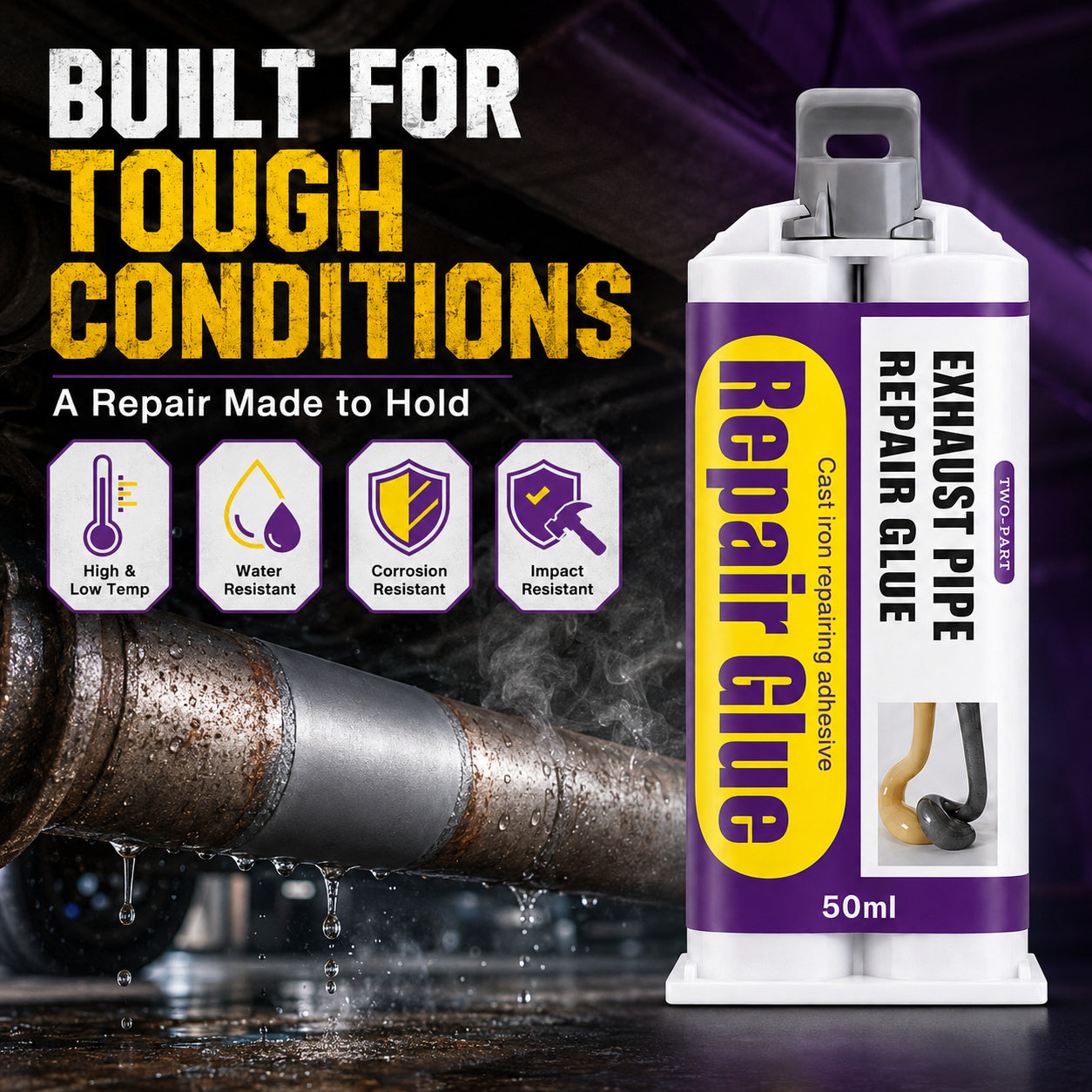 Fix Metal Without Welding 🔧⚙️ Weld Metal Repair Glue