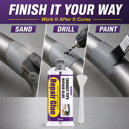 Fix Metal Without Welding 🔧⚙️ Weld Metal Repair Glue